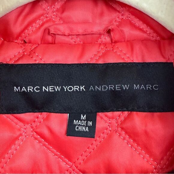 Marc New York Andrew Marc Pink Quilted Puffer Jacket M - Picture 3 of 9